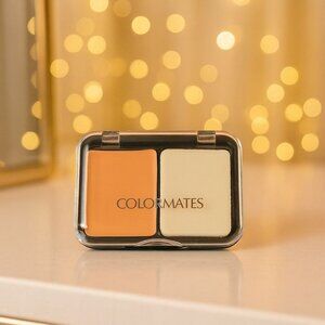 Colormates Compact Makeup 61513 Light Medium 6g Liquid Powder Paraben Free Long